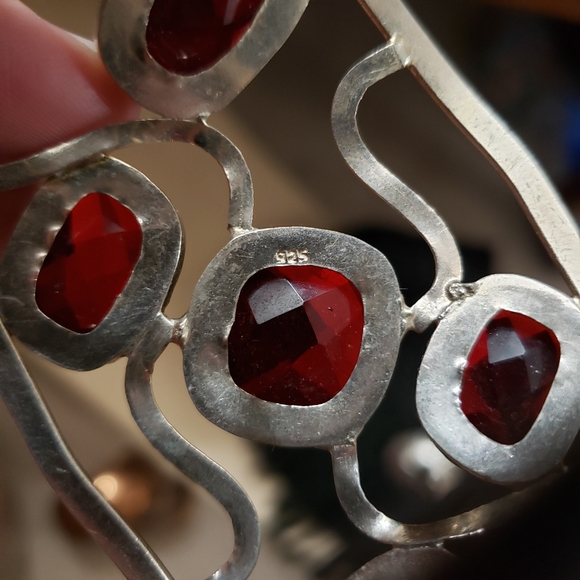 Artisan 925 pomegranate bracelet - Picture 9 of 11